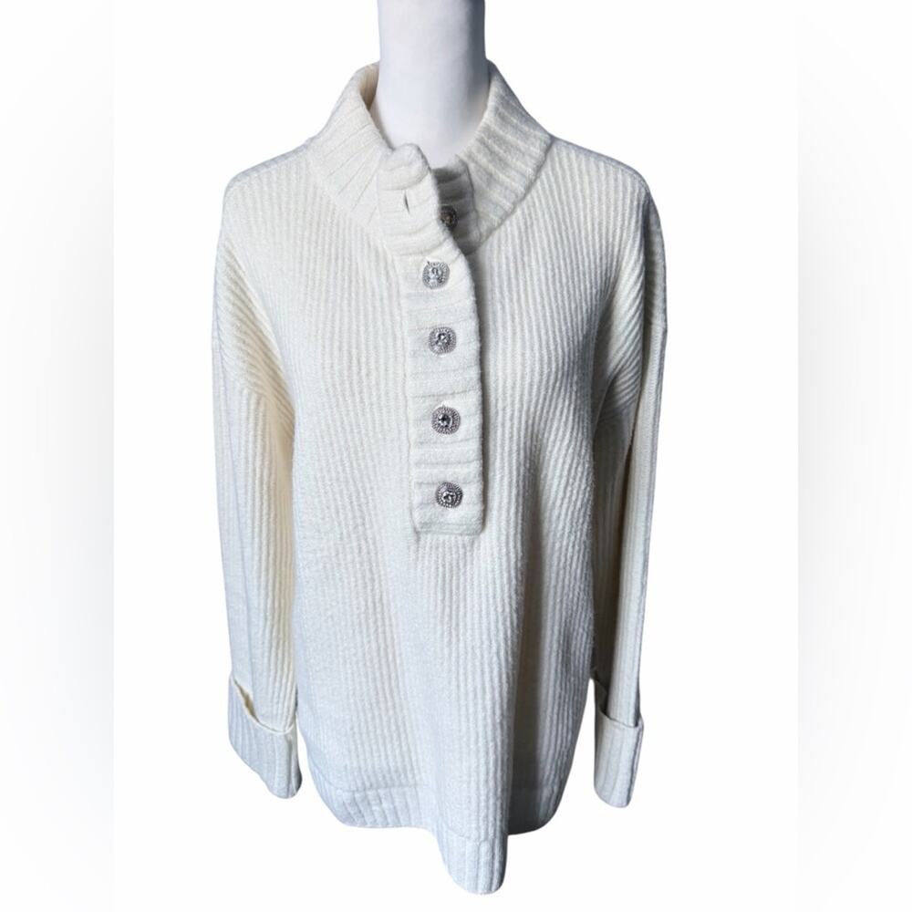 Talbots Women's Off White Cream sweater Large